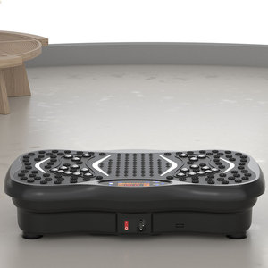 Plataforma Vibratoria AM9007B 53x33x13cm, Equipo de Fitness Vertical Portátil para Cuerpo Completo, Color Negro - Product Image 2