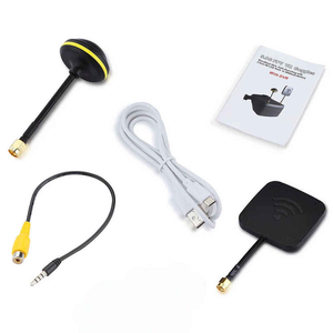 แว่นตา EV800D ส่งสัญญาณภาพความหลากหลายของ DVR แบบ HD 5นิ้ว40CH 5.8ก. 4.9ก. แว่นตา FPV 25-1300mW switchable vtx RC FPV อุปกรณ์เสริมโดรน - Product Image 5