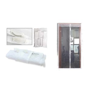 * Presa * zanzariera magnetica bianca porta/tenda finestra con Velcro adesivo dimensioni 140x280cm-casa e giardino/ - Product Image 5