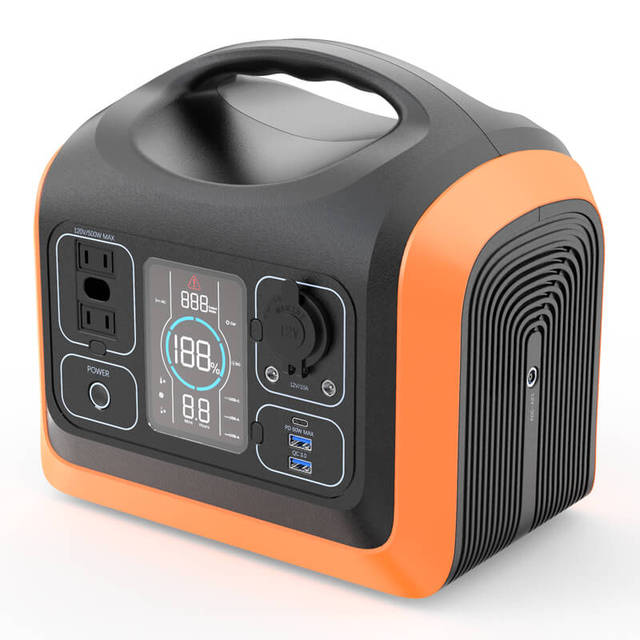 Emergency Energy Storage Power Banks 220v Lifepo4 Portable Rechargeable Power Station 600w Solar Generator 500w