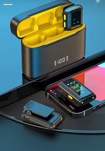 2,4G vlog J28 micrófono de solapa inalámbrico de larga distancia micrófono Lavalier inalámbrico Plug and Play pro micrófono portátil - Product Image 2