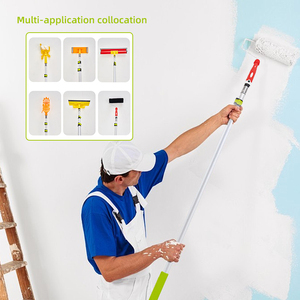 2m dài Heavy-Duty Hợp kim nhôm Kính thiên văn Rod dễ dàng-to-sử dụng mở rộng xử lý cực cobweb khăn lau bụi làm sạch OEM ODM dụng cụ cầm tay - Product Image 2