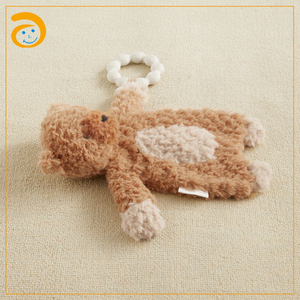 Recién llegado Animal recién nacido manta de seguridad encantadora bebé <span class=keywords><strong>dormir</strong></span> toalla calmante edredón juguete suave manta de seguridad para bebé - Product Image 4