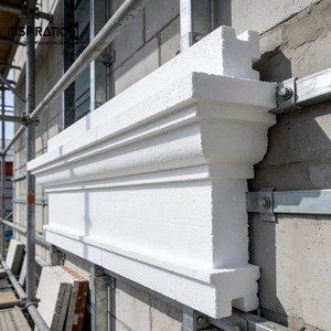 Colonne romaine en mousse EPS, <span class=keywords><strong>éléments</strong></span> décoratifs extérieurs anti-âge pour façade <span class=keywords><strong>de</strong></span> bâtiments résidentiels et commerciaux - Product Image 4