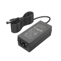 Adaptateur d'alimentation pour ordinateur portable RWX 100V-240V AC vers 12V 4A DC, 4000mA 48W, matériau PC/ABS, noir/blanc, utilisation sur ordinateur de bureau, certifié CE ROHS FCC