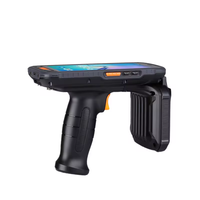 GPS WiFi layar ganda, PDA Ultra jarak jauh UHF R2000 sistem Android NFC untuk parkir garasi gudang stok persediaan