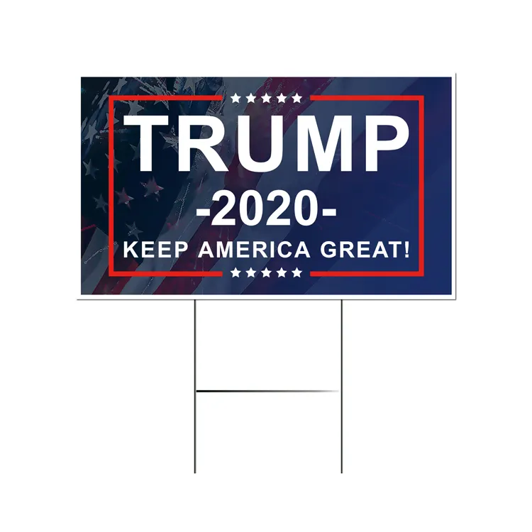 2020 Trump Supporter Verkiezing Teken Stem Voor Amerika President Stemmen