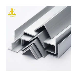 Profilo Angolare in Alluminio Estruso 6063 a Forma di L Anodizzato per Costruzioni e Giunzioni d'Angolo - Product Image 1