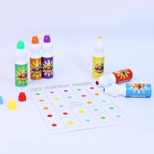 großhandel lieferanten 70 ml bingo-dabber, 15 mm spitze bunte tinten graffiti farbe leere behälter schön geformte bingo-dabber