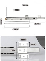 Porte-serviettes coulissant moderne pour évier, organisateur d'armoire de salle de bain, support de torchons coulissant en acier inoxydable, rail de rangement robuste à un seul niveau