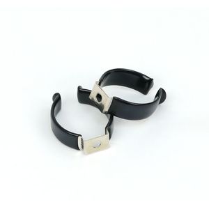 T9 LED ống ánh sáng thép không gỉ giữ đèn mùa xuân Clip đèn kẹp với nhựa màu đen Bìa - Product Image 2