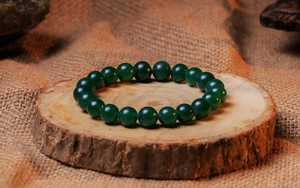 Natural Green Aventurine <b>Crystal</b> Ball-Shaped Beaded Trendy Anniversary <b>Bracelet</b> Stretch Jewelry <b>for</b> Men and <b>Women</b> - Product Image 6