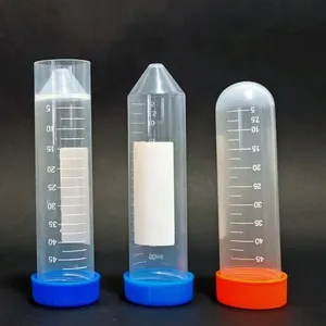 CT-C15000 Laboratory supplies Disposable polypropylene printing graduation Conical bottom 50ml centrifuge tube