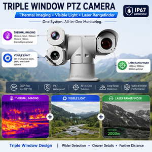 10km Thermal Imaging PTZ <strong>Security</strong> <strong>Camera</strong> Made in China Day Night Surveillance with Optical Zoom - Product Image 5