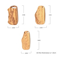 Vente en gros directe d'usine Accessoires de cuisine en bois de nouvelle conception Planche à découper en bois d'olivier