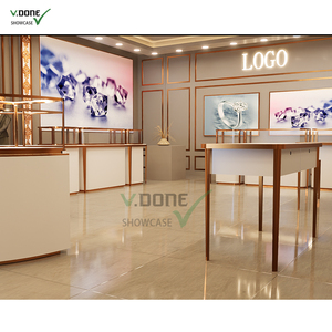 Vitrina de iluminación LED de cristal de lujo comercial Vitrina Muebles Premium para joyería y tienda - Product Image 5