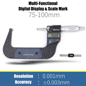 Dual Purpose Type Digitaal Buiten <span class=keywords><strong>Micrometer</strong></span> Set Schroefmeter Buiten <span class=keywords><strong>Micrometer</strong></span> Set - Product Image 5