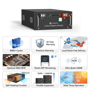 Paquete de Baterías de Litio de 51.2V 314Ah, Adecuado para Sistemas de Energía Solar de 10kw 10kwh 14Kwh 15kwh 16kWh, Batería de Almacenamiento de Energía Doméstica de 48V 200Ah - Product Image 3