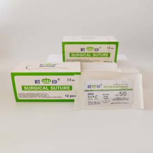 Hoge Kwaliteit Machines <span class=keywords><strong>Nylon</strong></span> Hechtingen <span class=keywords><strong>10</strong></span> <span class=keywords><strong>0</strong></span> 5-<span class=keywords><strong>0</strong></span> Monofilament Hechten Set Draad Chirurgisch Hechtdraad - Product Image 2