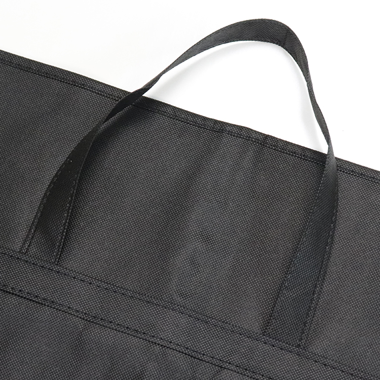 Luxury black eco friendly foldable cloth suit cover mens suit garment bag with zipper
