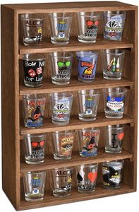 Tùy Chỉnh Nâu 5 Có Thể Điều Chỉnh Chiều Cao Kệ Bằng Gỗ Treo Tường Hiển Thị Kệ Giá Tiết Kiệm Không Gian Gia Vị Hiển Thị Hộp Gỗ - Product Image 3