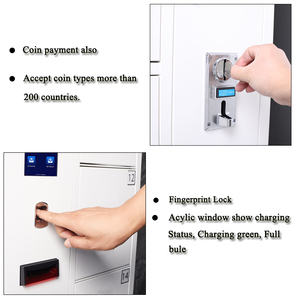 <span class=keywords><strong>Casier</strong></span> de station de charge à verrouillage électronique à 18 ports pour téléphones mobiles - Product Image 6