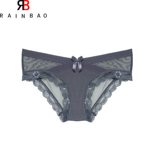 Nueva llegada ahueca hacia fuera el diseño picante caliente señoras ropa interior Sexy personalizado elástico sucio encaje bragas para niña - Product Image 3