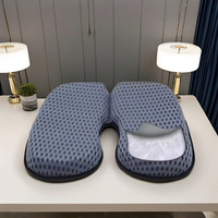 Coussin de chaise de bureau Skylee 4D pour soulager la sciatique et le coccyx, en maille respirante, pour soulager les maux de dos, avec nid d'air en polymère POE