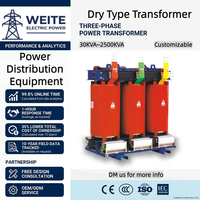 Transformateur de distribution à résine époxy coulée de type sec 100KVA 200kVA 500kVA 630kVA 11kV 20kV Triphasé 400V 50/60Hz Personnalisé CE
