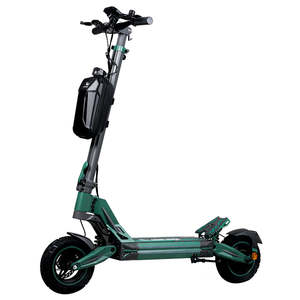 Patinete Eléctrico Honey Whale Pro, Motor de 900W, Batería de 54.6V 16Ah, Carga Máxima de 120kg, Velocidad de 40km/h, Autonomía de 45km, Neumáticos de 9.65 Pulgadas, Verde/Amarillo, Capacidad de Carga de 120kg - Product Image 4