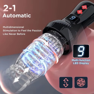 Masturbateur automatique pour homme, rotation, silicone, vibromasseur vaginal, poche vaginale électrique, pour pénis, piston automatique, masturbateur automatique - Product Image 3