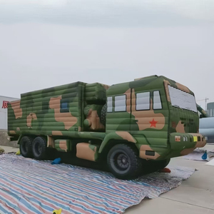 Modèle de simulation de char gonflable pour exercices, <span class=keywords><strong>cible</strong></span> fermée camouflage, pour véhicules blindés et missiles - Product Image 5