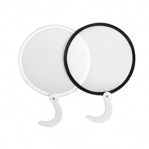 Éventail publicitaire en PVC transparent, personnalisé avec logo, motif dessin animé, cercle ou étoile, idéal pour cadeaux, vente en gros à prix réduit - Product Image 5
