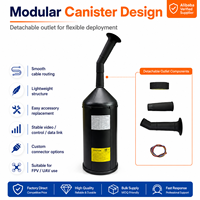 Système de communication optique industriel FPV par fibre optique en canister pour opération à distance longue portée anti-interférence