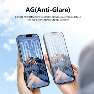 ฟิล์มกระจกนิรภัย OEM 2.5D 9H ป้องกันแสงสะท้อน/ป้องกันรอยขีดข่วน สำหรับ iPhone 17 Pro Max ความโปร่งใสสูง ป้องกันรอยนิ้วมือ - Product Image 4