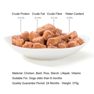 Comida enlatada para perros, nutrición, cachorro, pollo, carne, sabor mixto, comida húmeda, comida para perros, aperitivos para mascotas, 375G - Product Image 5