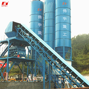 Planta de Concreto Premezclado HZS100 de 100m3/h, Equipo de Prefabricación con Motor como Componente Principal, Línea de Producción - Product Image 1