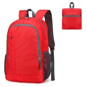 Mochila plegable ultraligera de viaje al aire libre barata promocional mochila plegable impermeable de poliéster - Product Image 5