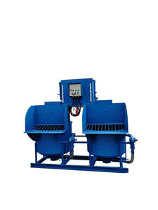 Mezcladora de doble cilindro para la construcción de viviendas, con capacidad automática para transportar la lodosa mezcla, capacidad del cilindro único 550L - Product Image 4