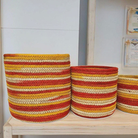 Panier en Corde de Jute et Coton de Haute Qualité à Prix Abordable, Design Tressé Fait Main pour Plantes et Fleurs, Marque Personnalisée, Fabriqué au Bangladesh