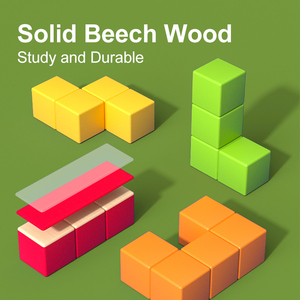 Jeu de société Mideer MD1117 5 en 1, blocs de jungle, défi logique, jouets éducatifs, développer les compétences <span class=keywords><strong>math</strong></span>ématiques grâce au jeu - Product Image 6