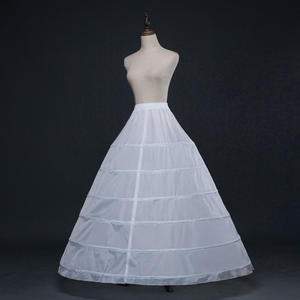 <span class=keywords><strong>Jupon</strong></span> de mariage de <span class=keywords><strong>robe</strong></span> de bal de <span class=keywords><strong>femme</strong></span> de haute qualité avec 6 cerceaux <span class=keywords><strong>sous</strong></span> la jupe pour les mariages - Product Image 3