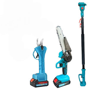 Élagueuse d'arbres sans fil avec manche télescopique, cisaille <span class=keywords><strong>électrique</strong></span> à longue portée et <span class=keywords><strong>tronçonneuse</strong></span> combinées pour arbres hauts - Product Image 4