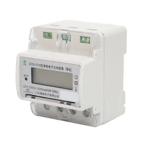 Home Assistent Energiebesparing Din Rail Eenfase Online Slimme Elektrische Energie Meter Kwh Verbruik Vermogen Wattmeter