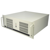 Boîtier d'ordinateur industriel 4U, rack 3x3.5 baies ATX 7 emplacements avec protection contre les chocs et les vibrations, métal SGCC en stock