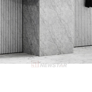 <span class=keywords><strong>Lavabo</strong></span> da <span class=keywords><strong>Bagno</strong></span> in Travertino Personalizzato Newstar con Ampio Piano d'Appoggio, Lavandino a Colonna Autoportante in Marmo Travertino - Product Image 6