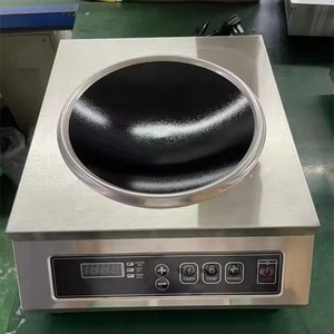 Fabricante de fogão elétrico comercial de aço inoxidável tipo plano/côncavo de indução de queimador único 3500 W 5000 W - Product Image 4