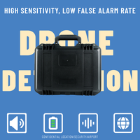 Détecteur de drone 300MHz à 6G Détection de défense de drone mobile avec positionnement | Dispositif anti-UAV longue portée 1-3KM pour la sécurité