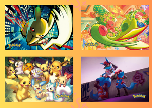 Yz פרימיום pokémoned מסע קריסטל אקריליק pokémoned קריסטל לבנים כיף אמנות אמנות figbine כרטיס הפתעה - Product Image 5