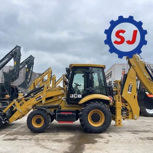 JCB 3CX Backhoe Loader <b>Used</b> Heavy Duty Construction Equipment Yellow With Attachments - Product Image 2